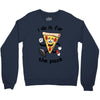 i do it for the pizza Crewneck Sweatshirt