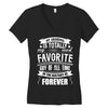 My Grandma Totally Most Favorite History Forever Women's V-Neck T-Shirt