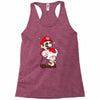 mario licking toad Racerback Tank