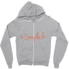 simpe fr Zipper Hoodie