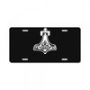 thors hammerretro viking norse fashion cool License Plate