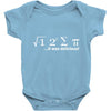 pi delicious math Baby Onesie
