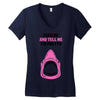Feed Me and Tell Me I'm Pretty Baby Girl Women's V-Neck T-Shirt