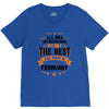 All Men Created Equal But The Best Born In February V-Neck Tee