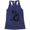 radioactive cat Racerback Tank