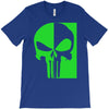 mad engine marvel brand punisher scar glow in the dark T-Shirt