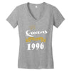 queens are born in 1996 Women's V-Neck T-Shirt