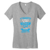 My Daughter Is Totally My Most Favorite Girl Women's V-Neck T-Shirt