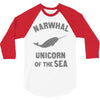 narwhals 3/4 Sleeve Shirt