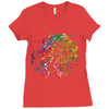 rainbow root Ladies Fitted T-Shirt