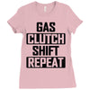 gas clutch shift repeat Ladies Fitted T-Shirt