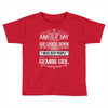 And 8th Day God Look Down So God Made A Gemini Girl Toddler T-shirt
