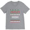 ugly christmas mom V-Neck Tee
