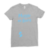 Muggle On Board Blue Ladies Fitted T-Shirt