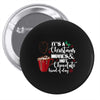 it's a christmas movies and hot chocolate kind of day Pin-back button