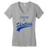 shirtless Women's V-Neck T-Shirt