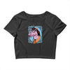 unicorn nerd graphic Crop Top