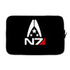 mass effect  alliance n7 logo Laptop sleeve