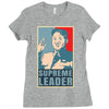 Supreme Leader Un, Kim Jong Un Parody Ladies Fitted T-Shirt