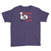 pizza is love pizza is life Youth Tee