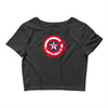 deadpool was here (captain america) Crop Top