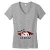 Excuse Me Is It April Yet Baby Girl Women's V-Neck T-Shirt