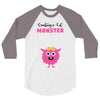 Creating a Lil Monster Baby Girl 3/4 Sleeve Shirt