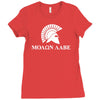 molon labe spartan rifle Ladies Fitted T-Shirt