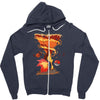 fire storm Zipper Hoodie