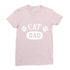 cat dad Ladies Fitted T-Shirt