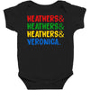 heathers girls and veronica Baby Bodysuit