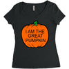 great pumpkin Women's Triblend Scoop T-shirt