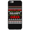 santa only comes once a year grampy is always here to cheer iPhone 6/6s Case