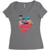 fright club Women's Triblend Scoop T-shirt