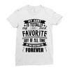 My Aunt Is Totally My Most Favorite Guy of All Time in the History of Ladies Fitted T-Shirt