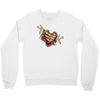 not today satan Crewneck Sweatshirt