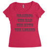 Grandpa Women's Triblend Scoop T-shirt