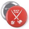 black flag Pin-back button