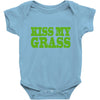 kiss my grass Baby Bodysuit