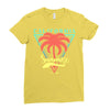 California Summer Ladies Fitted T-Shirt