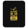 deformed jesus Mousepad