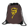 chinese dragon cool oriental asian kung fu Drawstring Bags