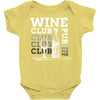 Wine Club Baby Onesie