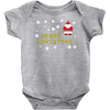 santa peeing merry christmas Baby Onesie