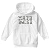 math rules Youth Hoodie