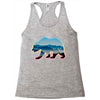wild bear Racerback Tank