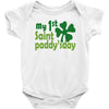 my 1st saint paddyday Baby Bodysuit