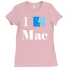 apple macintosh computer Ladies Fitted T-Shirt