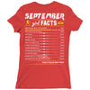 September Girl Facts Libra Ladies Fitted T-Shirt