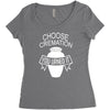 choose cremation Women's Triblend Scoop T-shirt